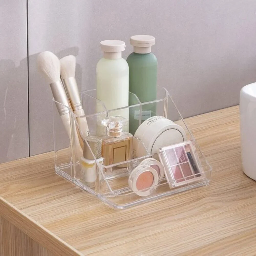 New Makeup Organizer Tray with 6 Compartments for Jewelry & Vanity Storage